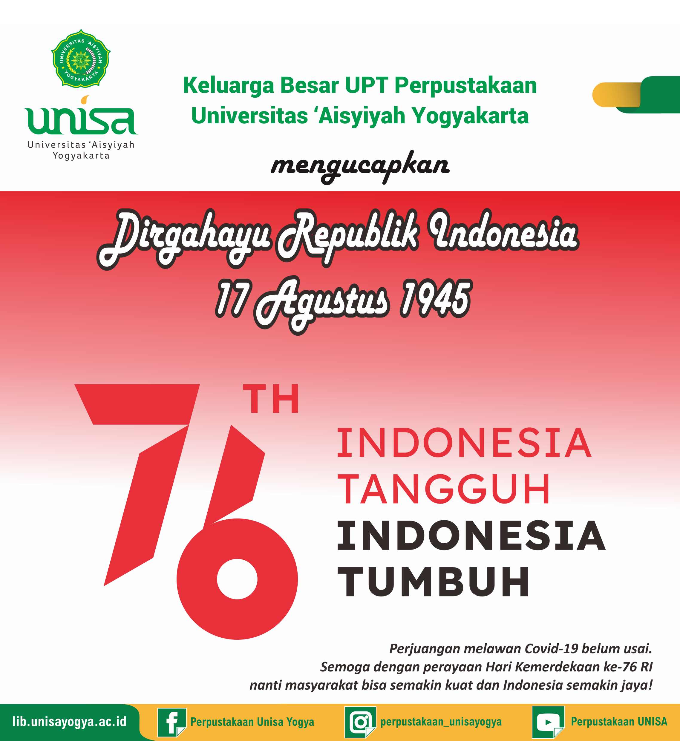 Dirgahayu HUT RI ke 76