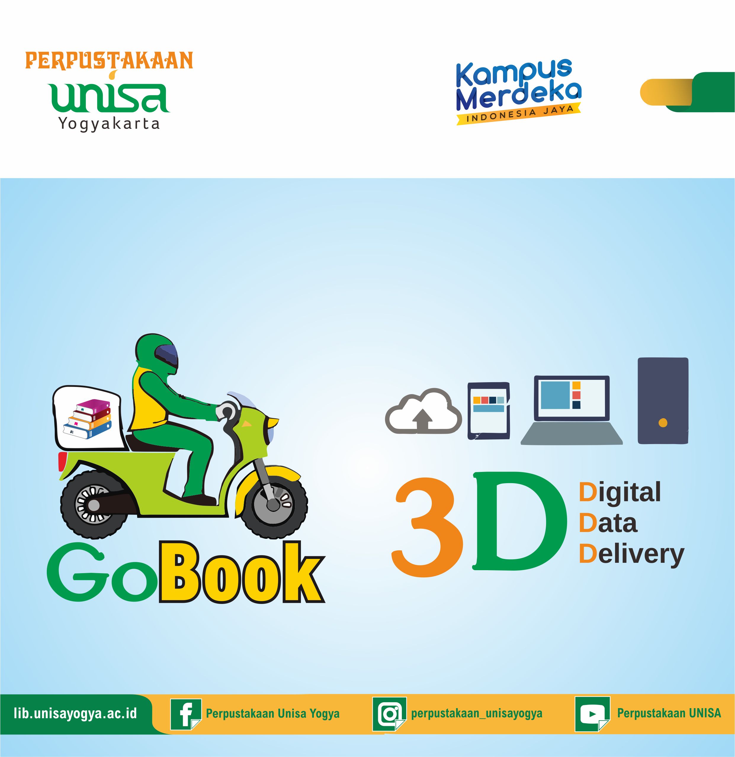 Terobosan Baru Perpustakaan UNISA Yogyakarta Berupa GoBook & Digital Data Delivery