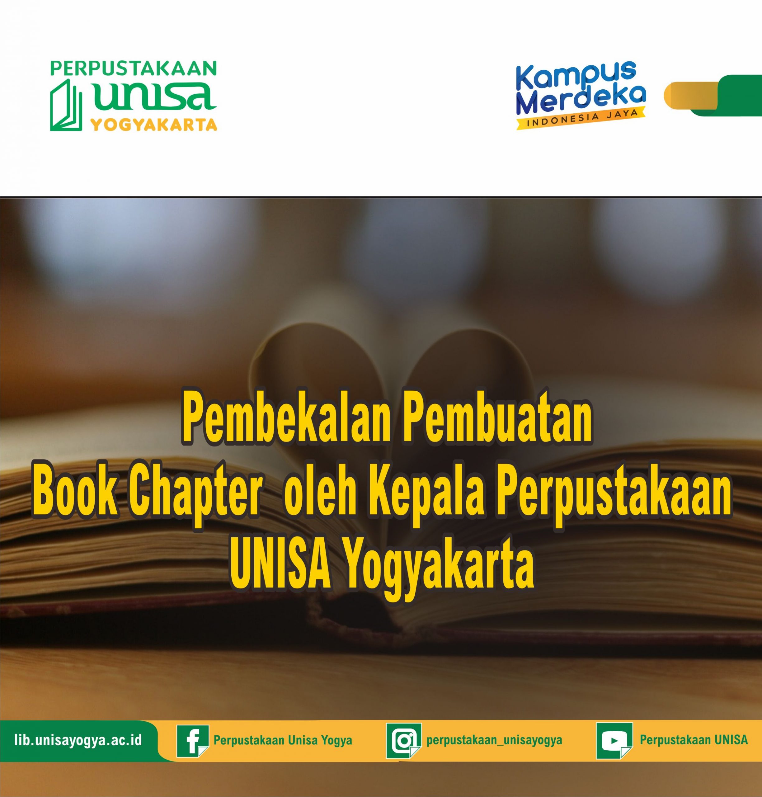 Pembekalan Pembuatan Book Chapter oleh Kepala Perpustakaan UNISA Yogyakarta