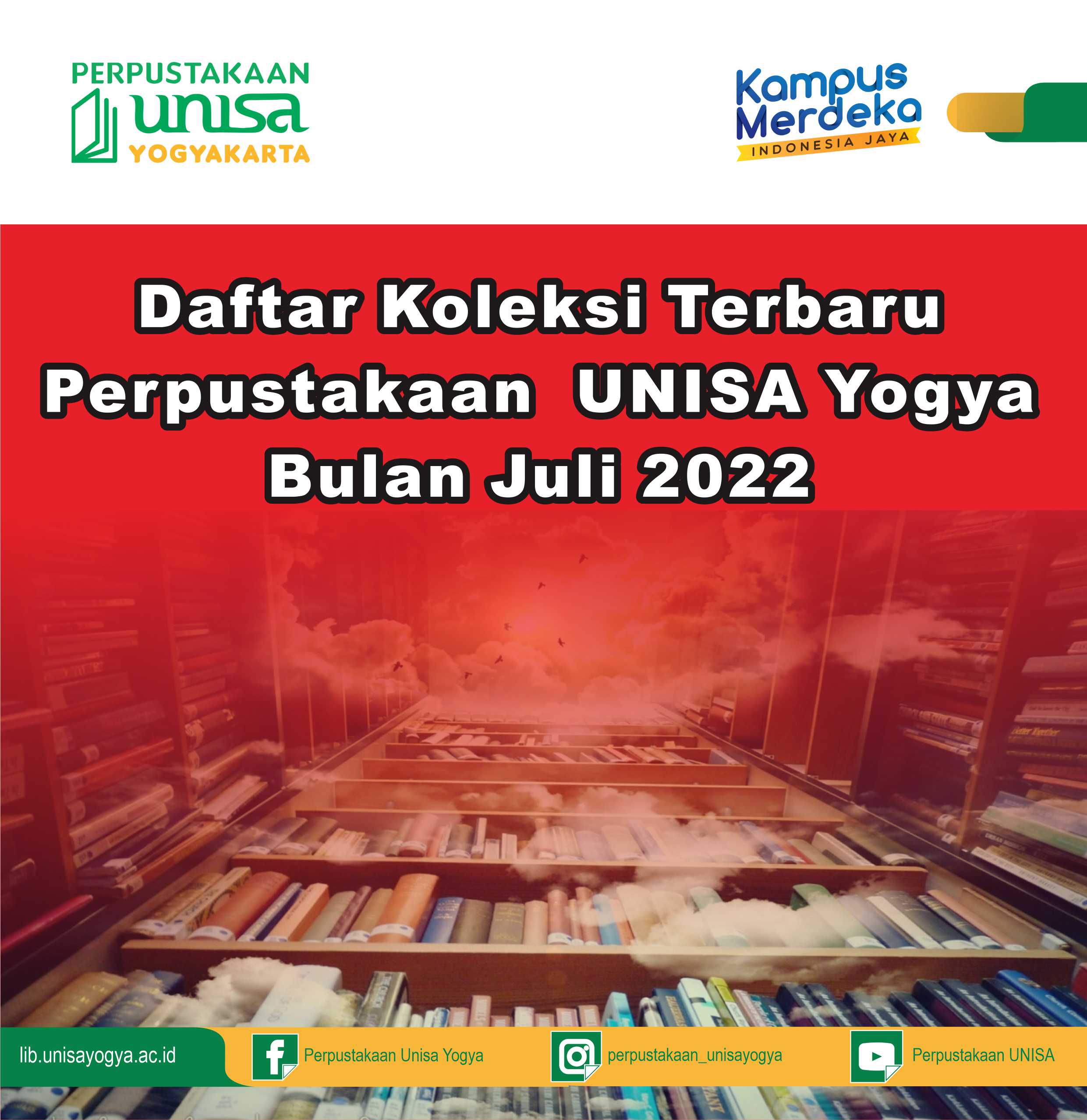 Daftar Koleksi Terbaru Perpustakaan UNISA Yogya Bulan Juli 2022