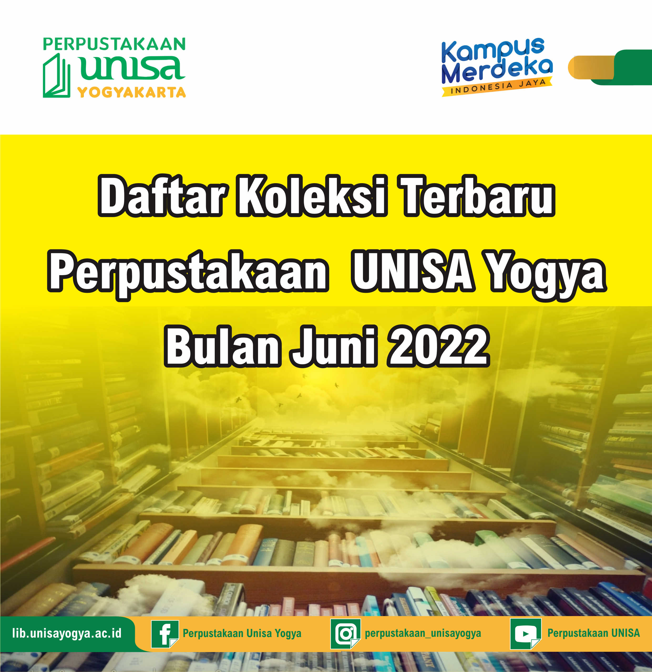 Daftar Koleksi Terbaru Perpustakaan UNISA Yogya Bulan Juni 2022