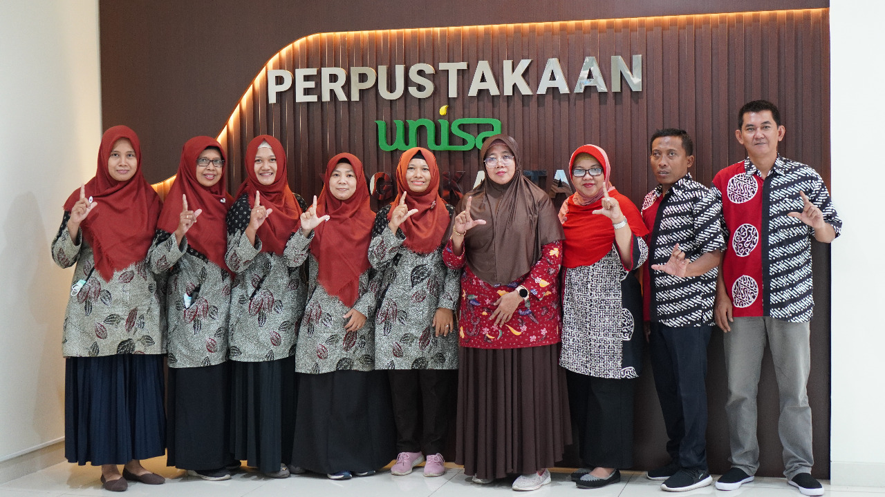 Kunjungan Kerja Perpustakaan UTM ke Perpustakaan Unisa Yogyakarta