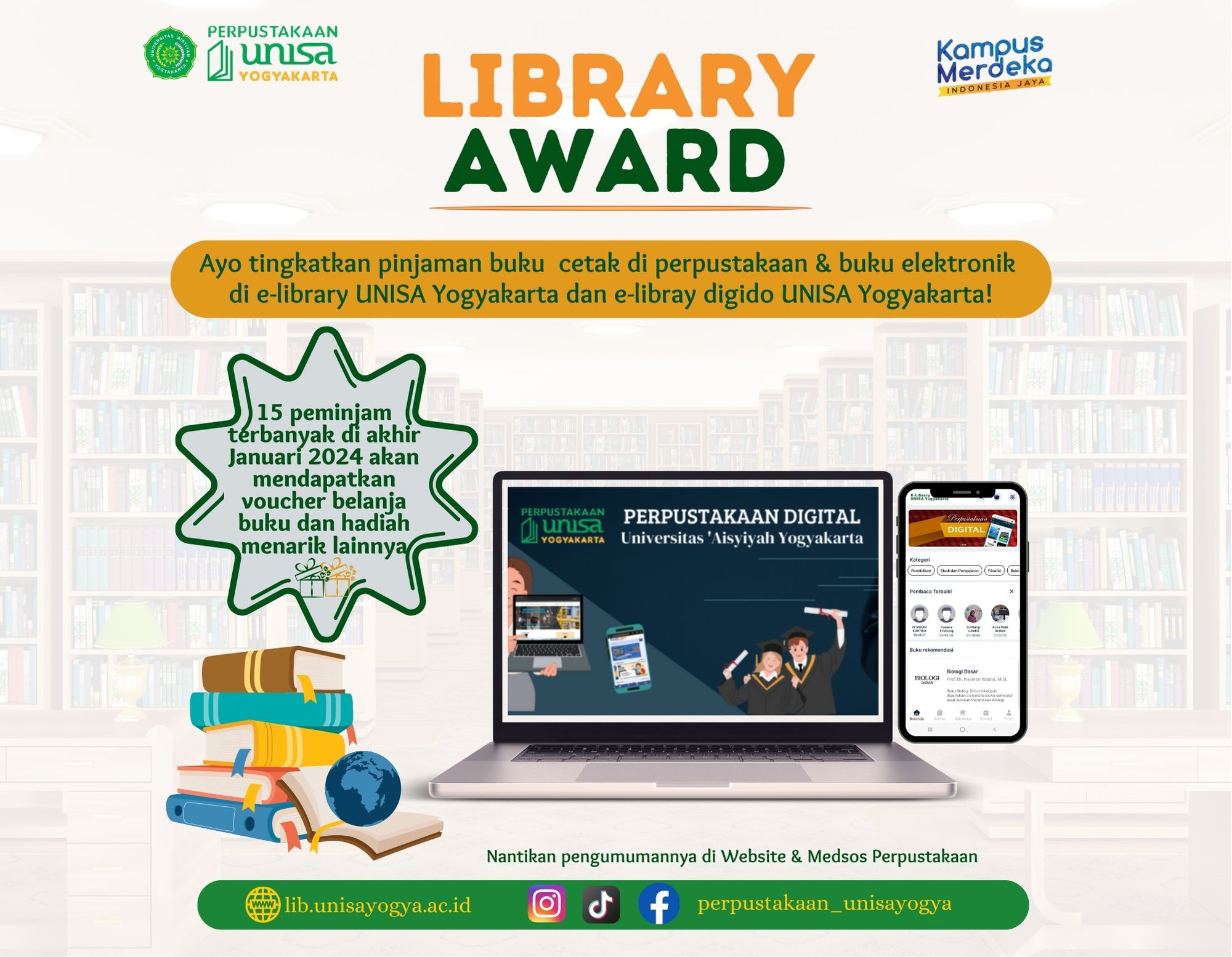 Library Award Perpustakaan UNISA Yogyakarta