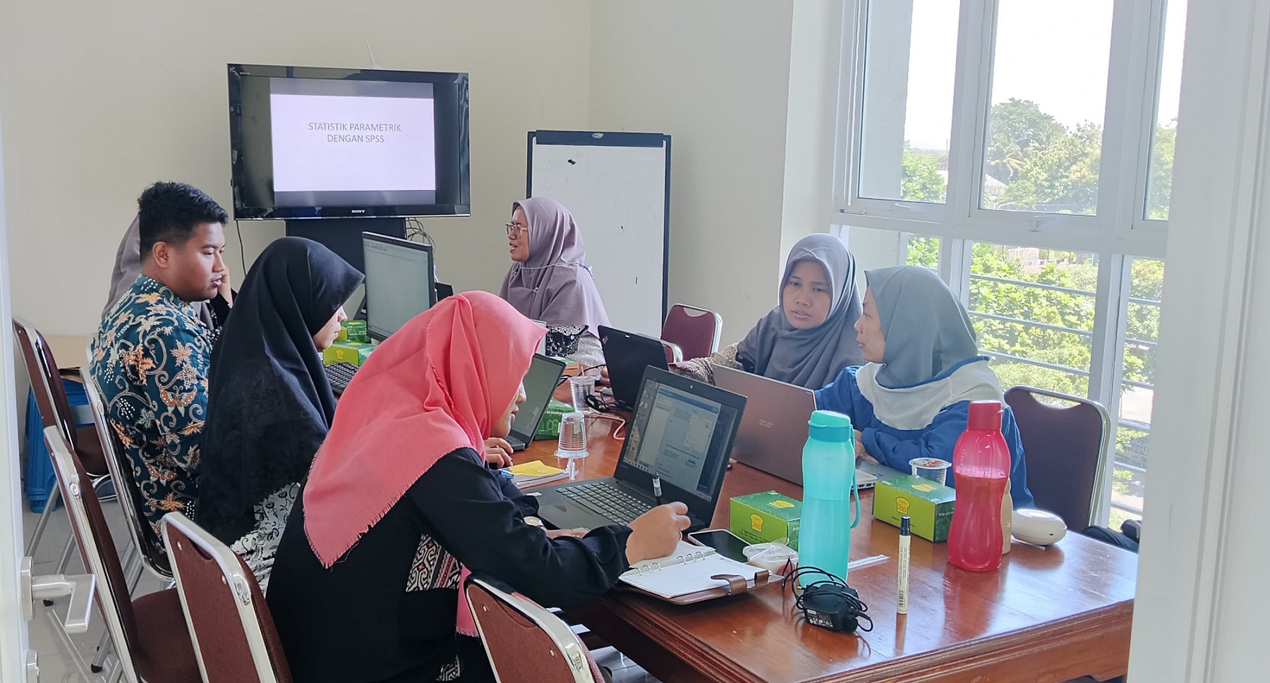Tingkatkan Kompetensi Diri, Pustakawan UNISA Yogyakarta mengikuti Pelatihan SPSS