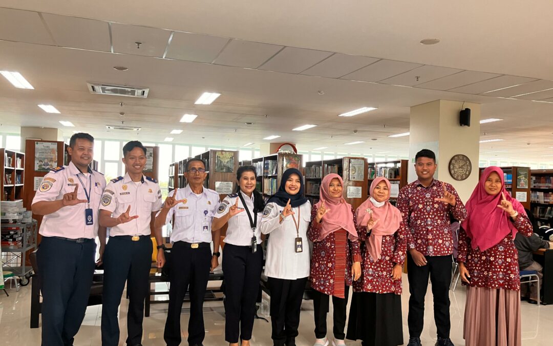 Kunjungan Bencmarking Tim Perpustakaan BP3IP Kementrian Perhubungan Jakarta