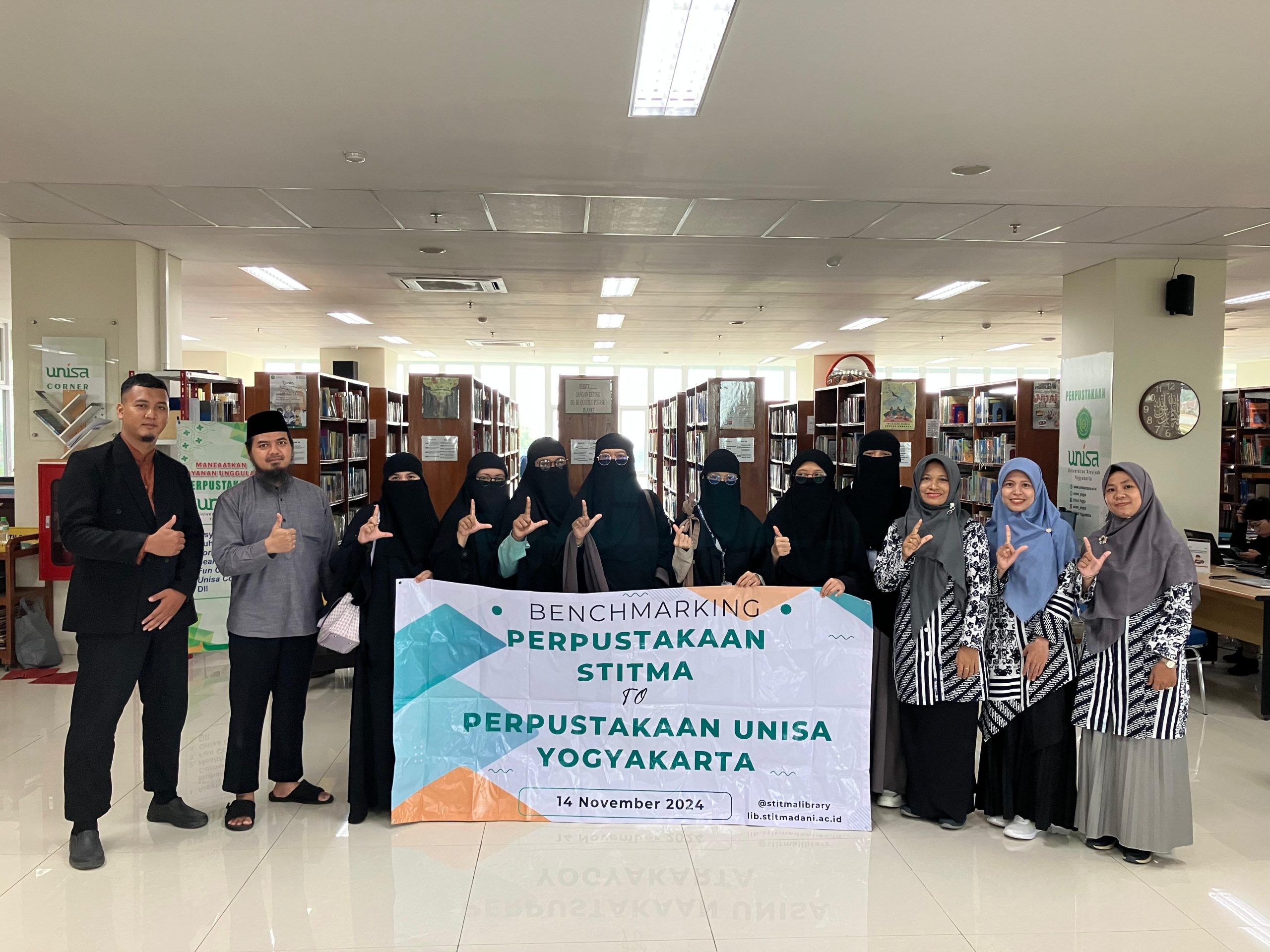 KUNJUNGAN BENCHMARKING SEKOLAH TINGGI ILMU TARBIYAH MADANI (STITMA) YOGYAKARTA KE PERPUSTAKAAN UNIVERSITAS ‘AISYIYAH YOGYAKARTA