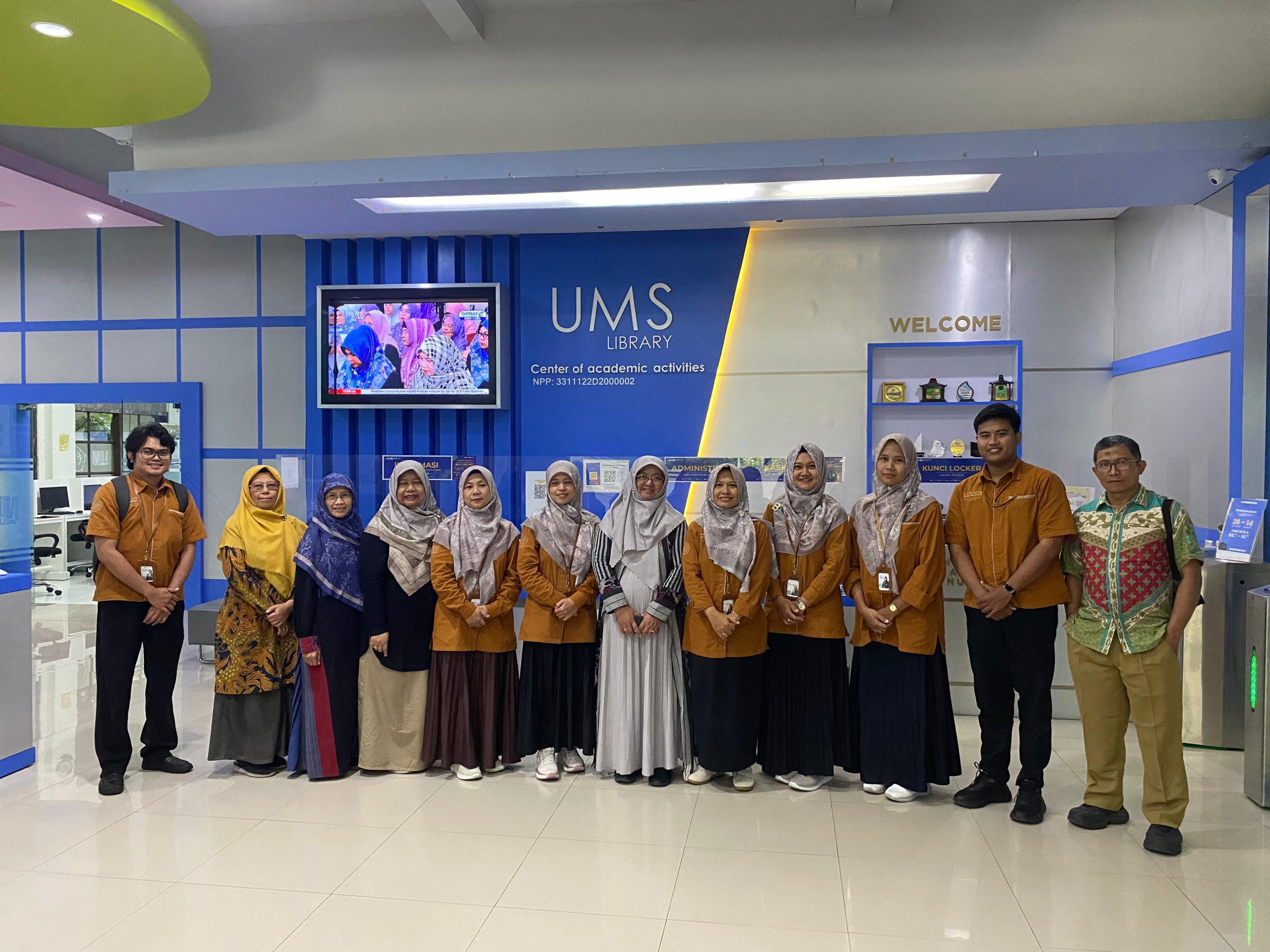 Tingkatkan Pengelolaan Layanan Menuju Reakreditasi, Perpustakaan UNISA Yogyakarta Lakukan Benchmarking ke UMS