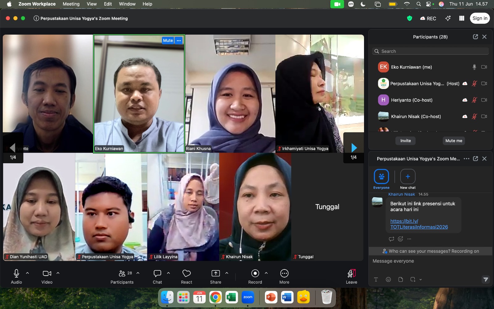 Kolaborasi PTMA Yogyakarta: Perpustakaan UMY, UAD, dan UNISA Yogyakarta Gelar ToT Literasi Informasi untuk Perkuat Kompetensi Pustakawan di Era AI